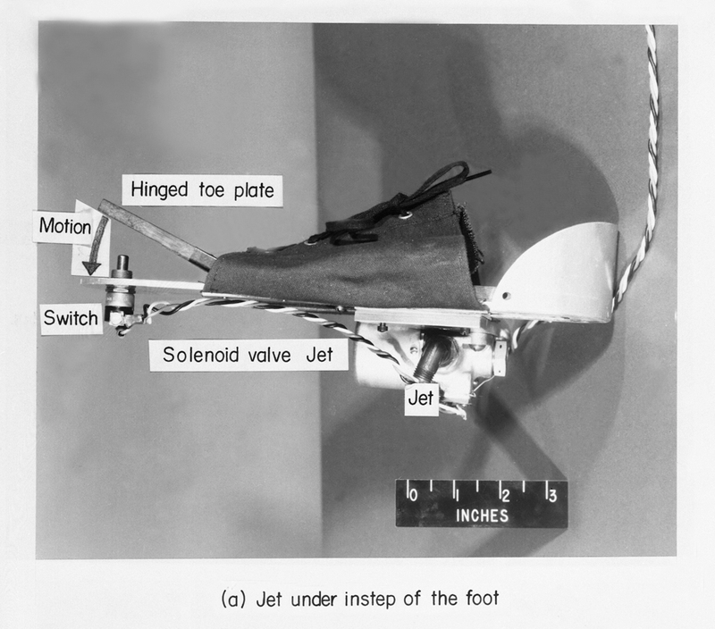 Illustration for article titled NASA Tried (And Failed) To Build Jet Shoes in the 1960s